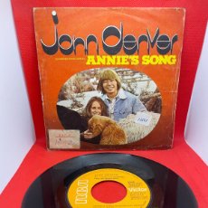 Discos de vinilo: SINGLE JOHN DENVER (ANNIE'S SONG - CANCION PARA ANNIE) RCA-1974