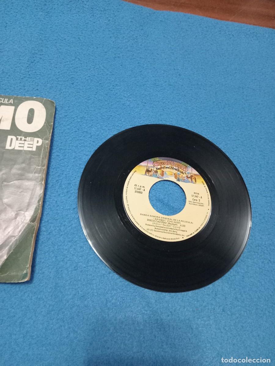 Discos de vinilo: VERSION ORIGINAL DE LA PELICULA ABISMO A&Ntilde;O 1977. - Foto 3
