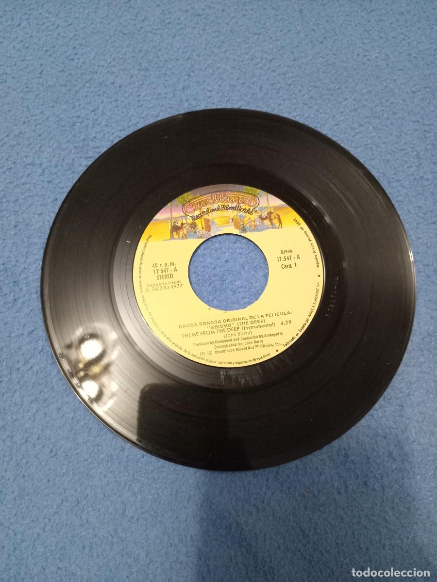 Discos de vinilo: VERSION ORIGINAL DE LA PELICULA ABISMO A&Ntilde;O 1977. - Foto 4