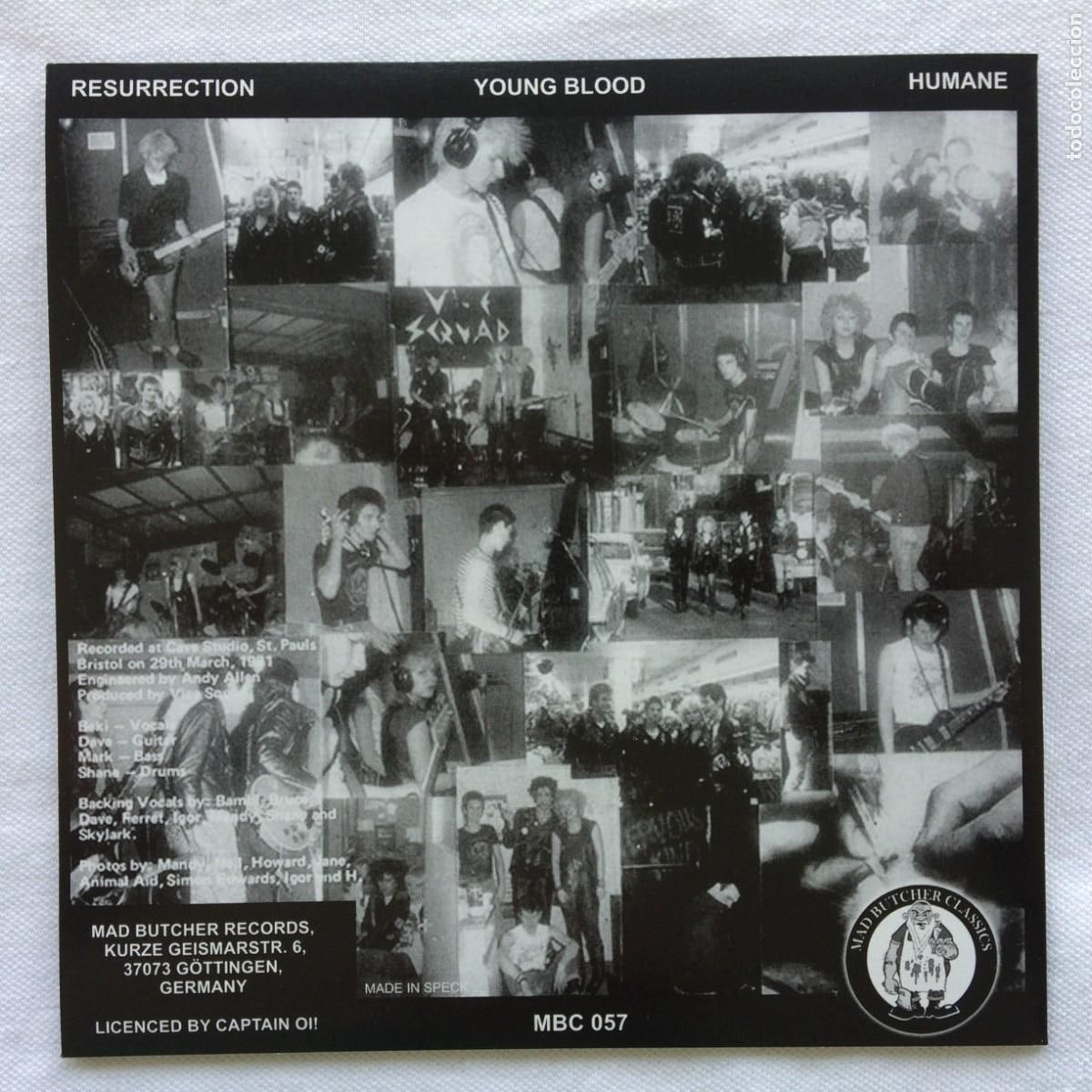 Discos de vinilo: Vice Squad &lrm;&ndash; Resurrection / Young Blood / Humane , EP Germany 2016 - Foto 2