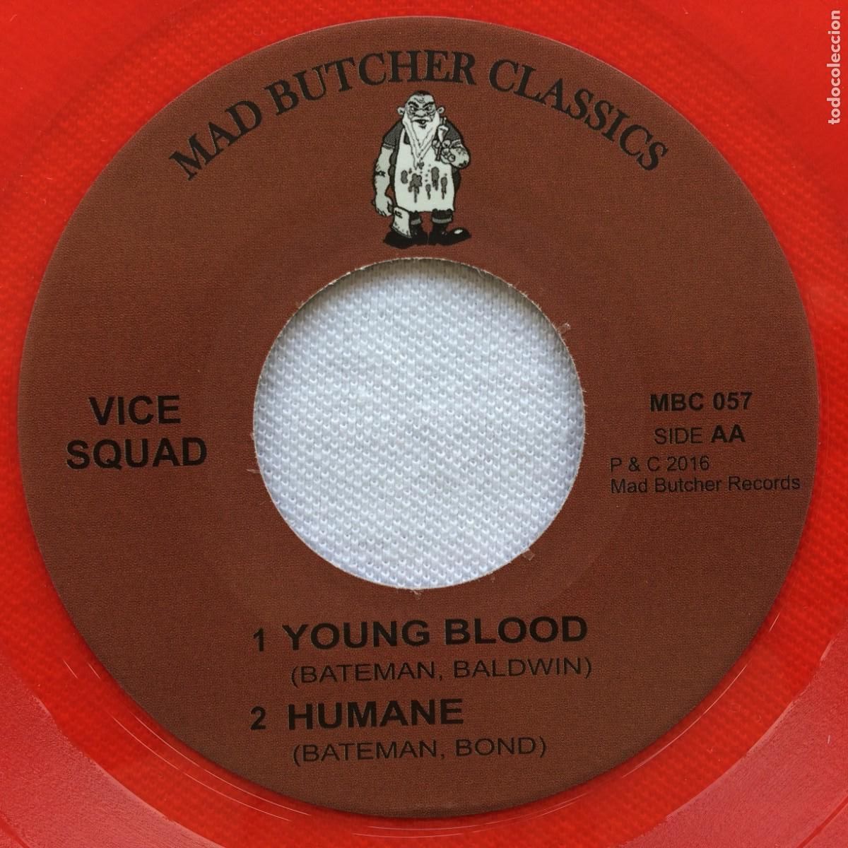 Discos de vinilo: Vice Squad &lrm;&ndash; Resurrection / Young Blood / Humane , EP Germany 2016 - Foto 4