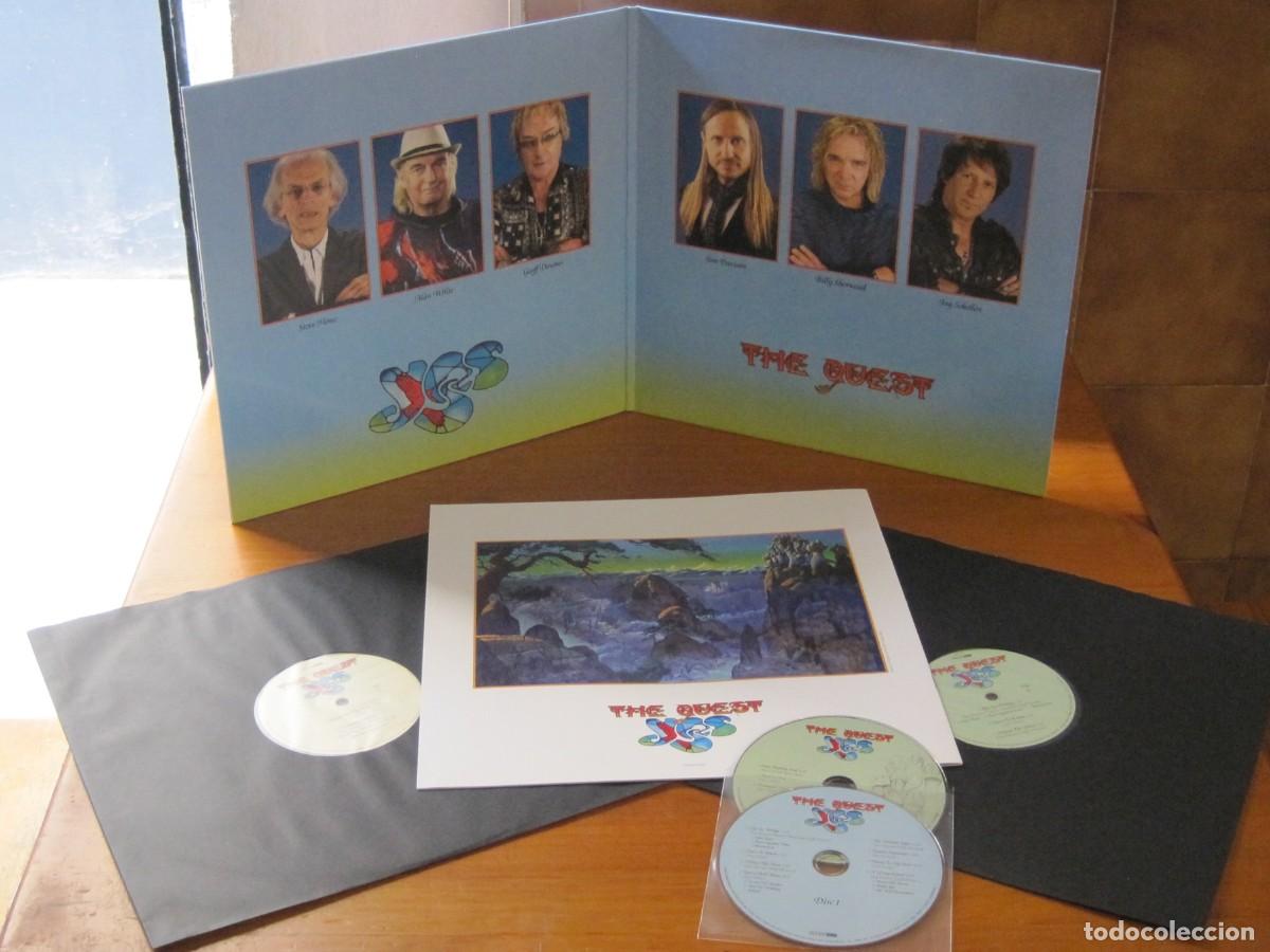 Discos de vinilo: YES - THE QUEST - 2 LPS + 2 CDS 2021 COMO NUEVO. - Foto 4