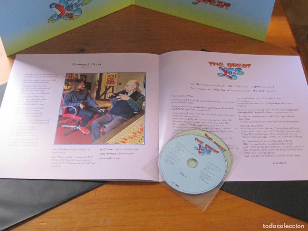 Discos de vinilo: YES - THE QUEST - 2 LPS + 2 CDS 2021 COMO NUEVO. - Foto 6