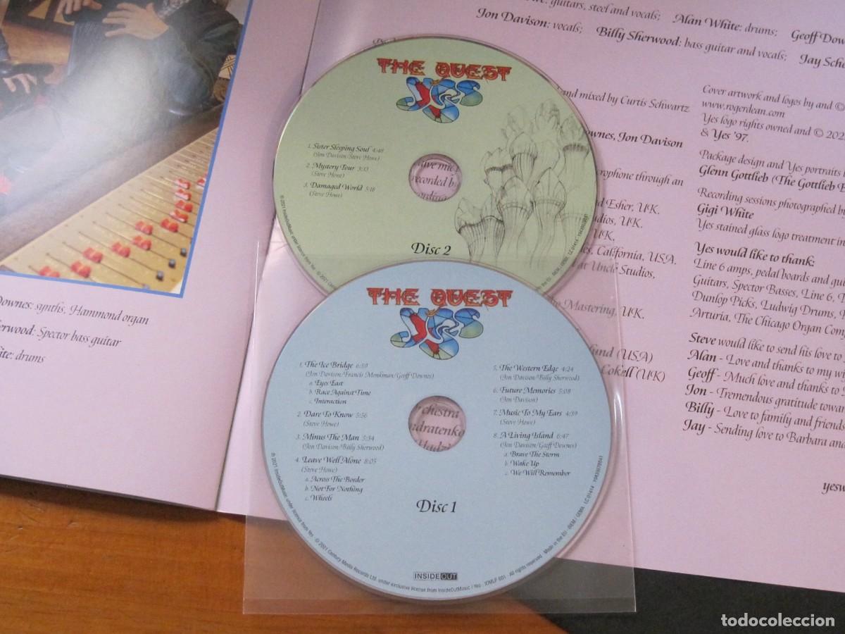 Discos de vinilo: YES - THE QUEST - 2 LPS + 2 CDS 2021 COMO NUEVO. - Foto 7