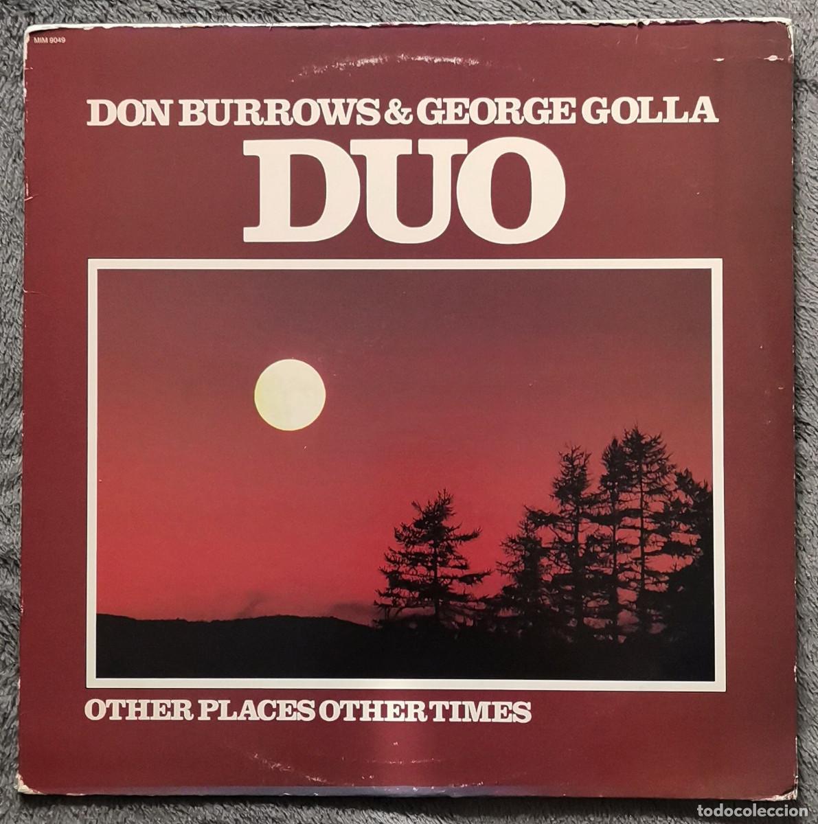 Discos de vinilo: Don Burrows & George Golla Duo &lrm;&ndash; Other Places Other Times LP, US 1980