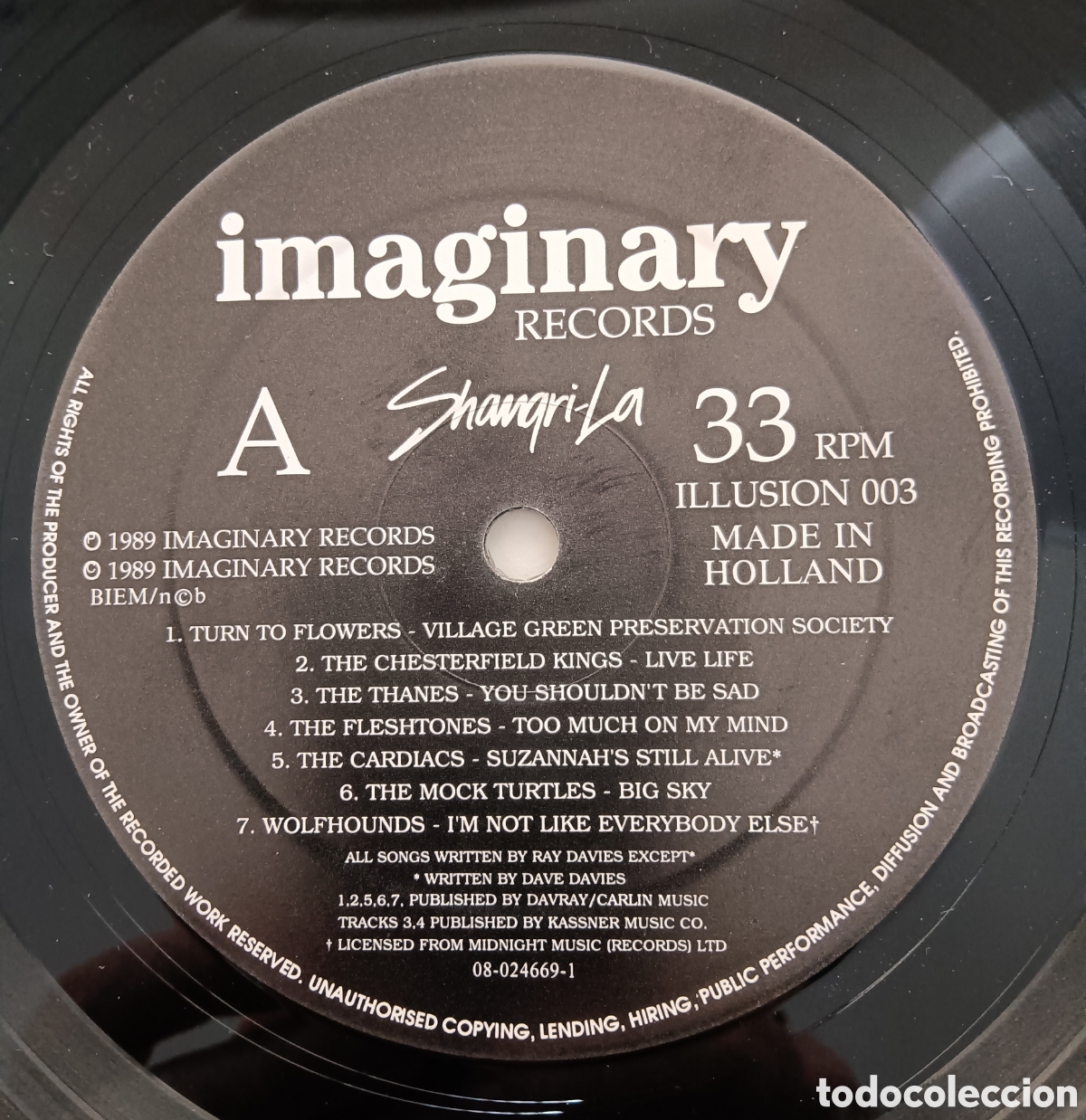 Discos de vinilo: The Kinks, 1989 a tribute - Shangri-La - Foto 3