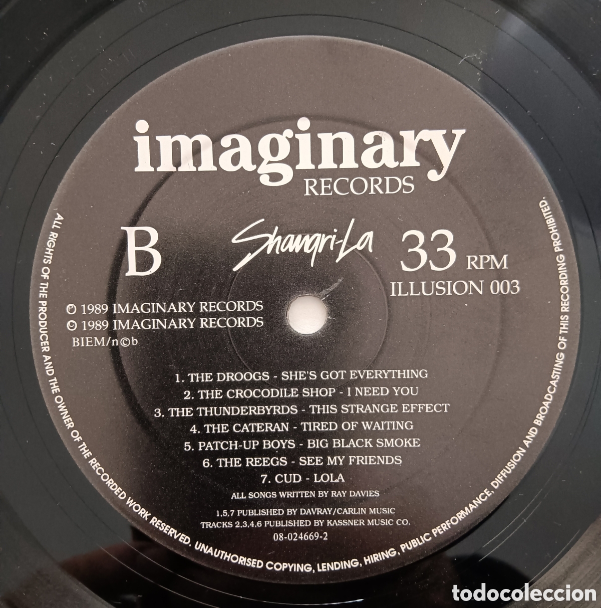 Discos de vinilo: The Kinks, 1989 a tribute - Shangri-La - Foto 4