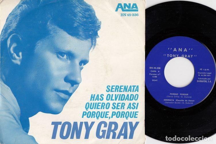 Discos de vinilo: TONY GRAY - SERENATA - EP DE VINILO - CS 12 - Foto 1