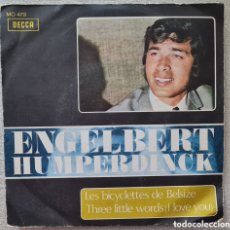 Discos de vinilo: SINGLE - ENGELBERT HUMPERDINCK - LES BICYCLETTES DE BELSIZE - 1968