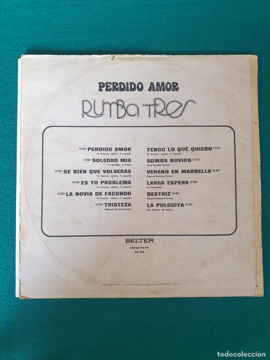 Discos de vinilo: Rumba Tres &ndash; Perdido Amor - Foto 2