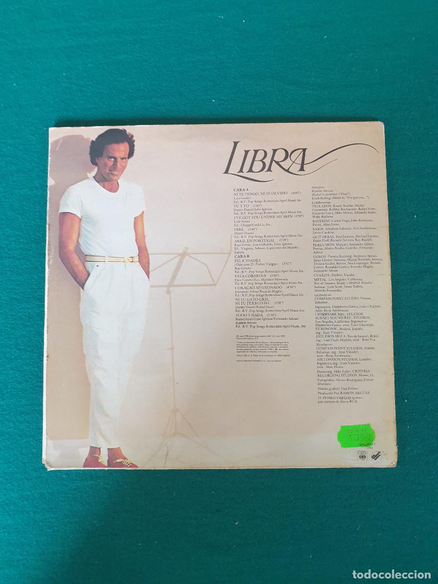 Discos de vinilo: Julio Iglesias &ndash; Libra - Foto 2
