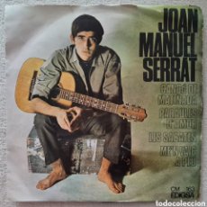 Discos de vinilo: EP - JOAN MANUEL SERRAT - CANÇO DE MATINADA - 1966