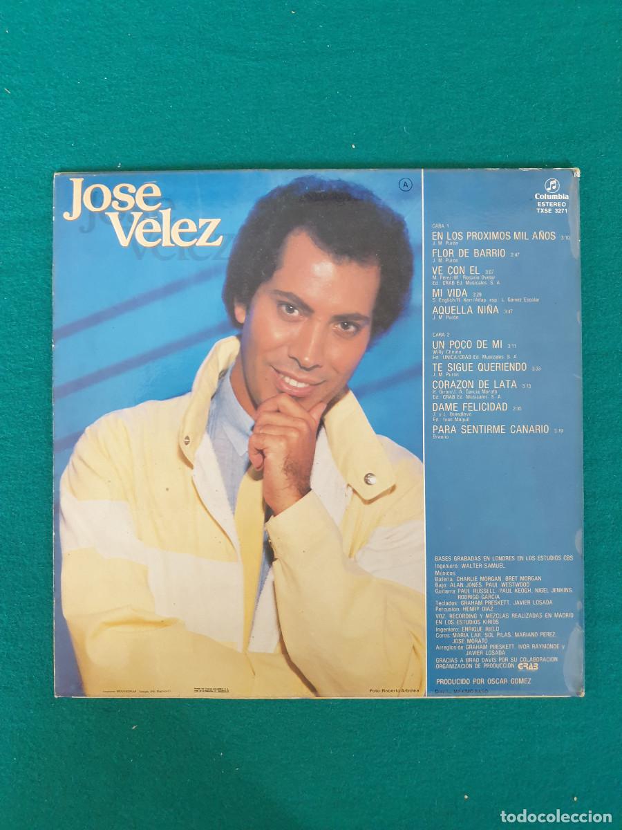 Discos de vinilo: Jos&eacute; V&eacute;lez &ndash; Me Lo Dice El Coraz&oacute;n - Foto 2