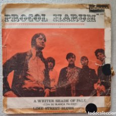 Discos de vinilo: SINGLE - PROCOL HARUM - A WHITER SHADE OF PALE - 1967