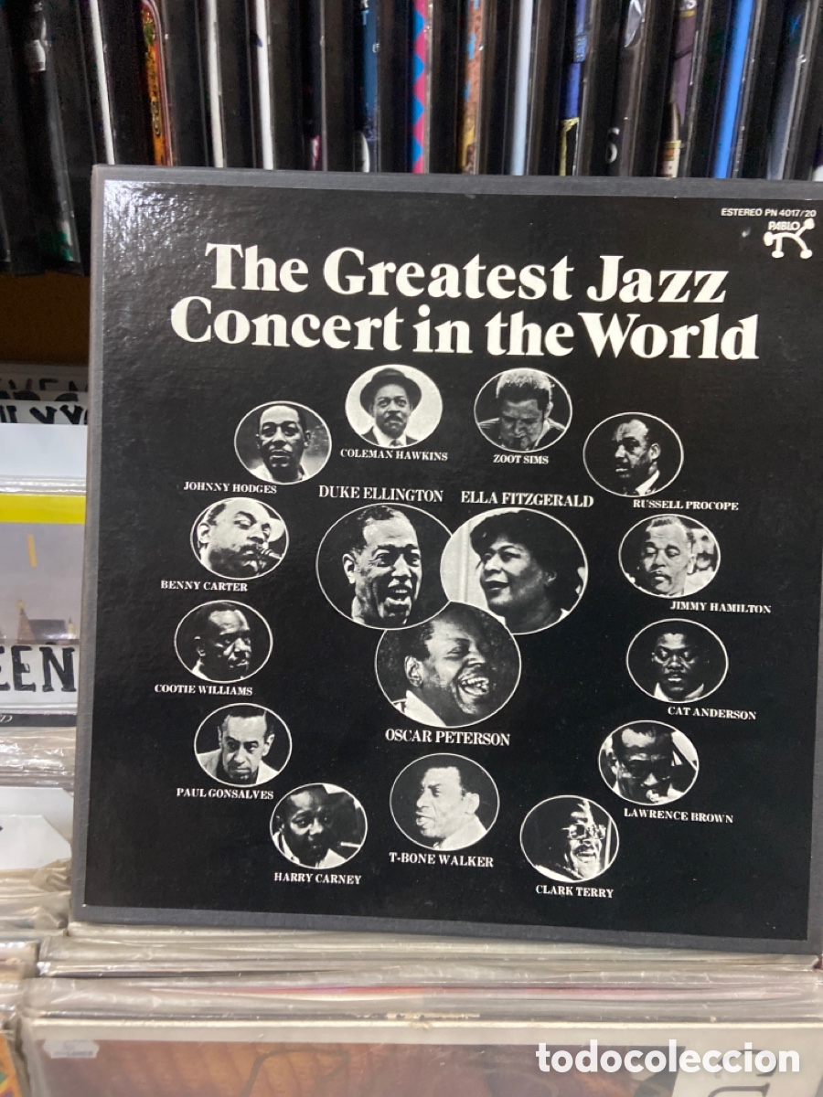 Discos de vinilo: The greatest jazz concert in the world 4 lps