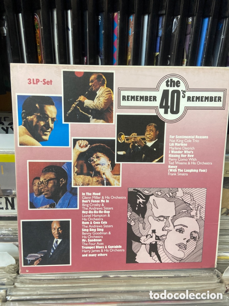 Discos de vinilo: The 40 s remember 3LPs