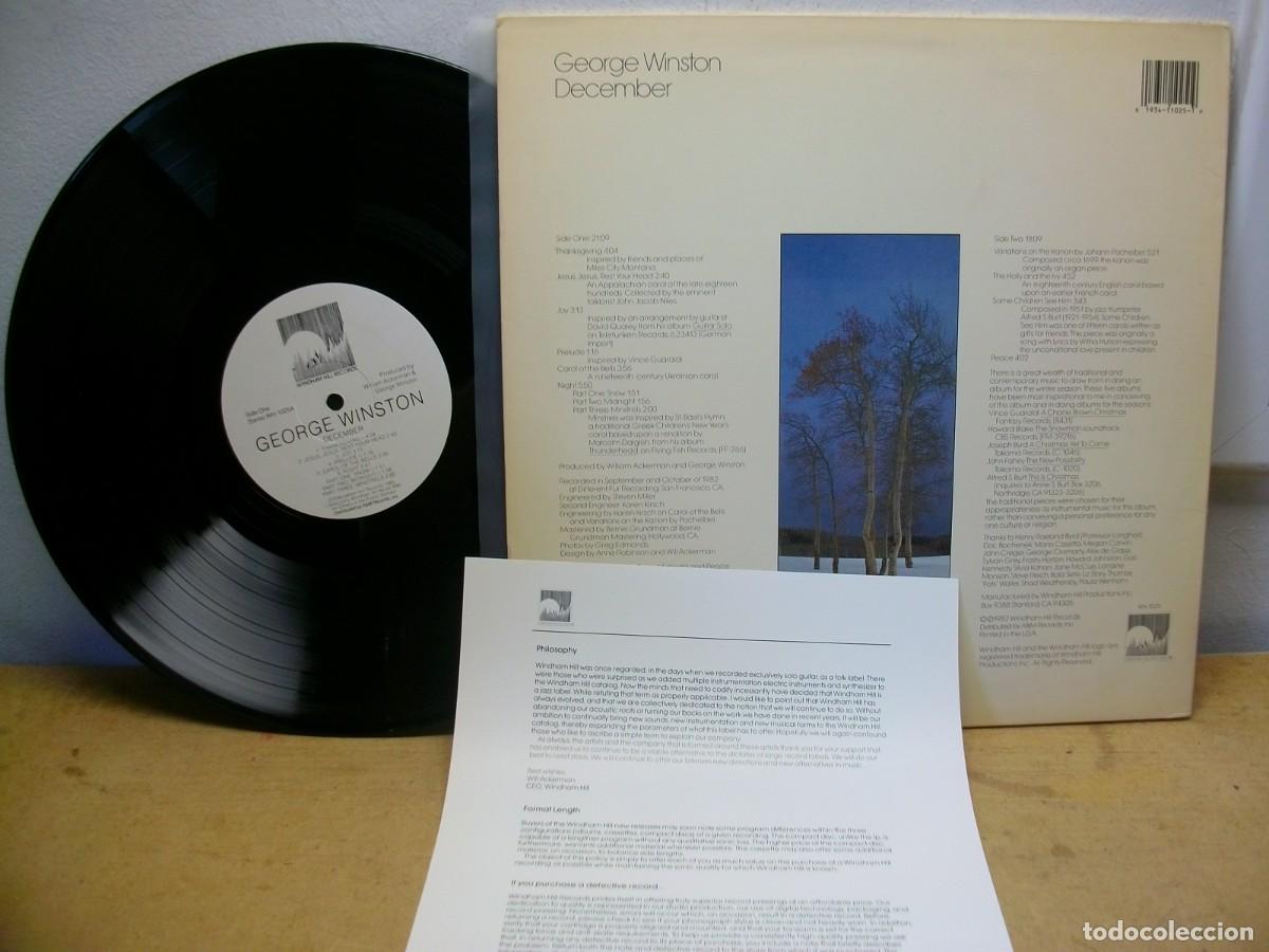 Discos de vinilo: George Winston &ndash; December LP - Foto 2