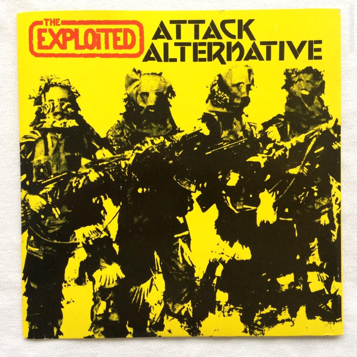 Discos de vinilo: The Exploited &lrm;&ndash; Attack / Alternative , UK 1982 Secret Records - Foto 1