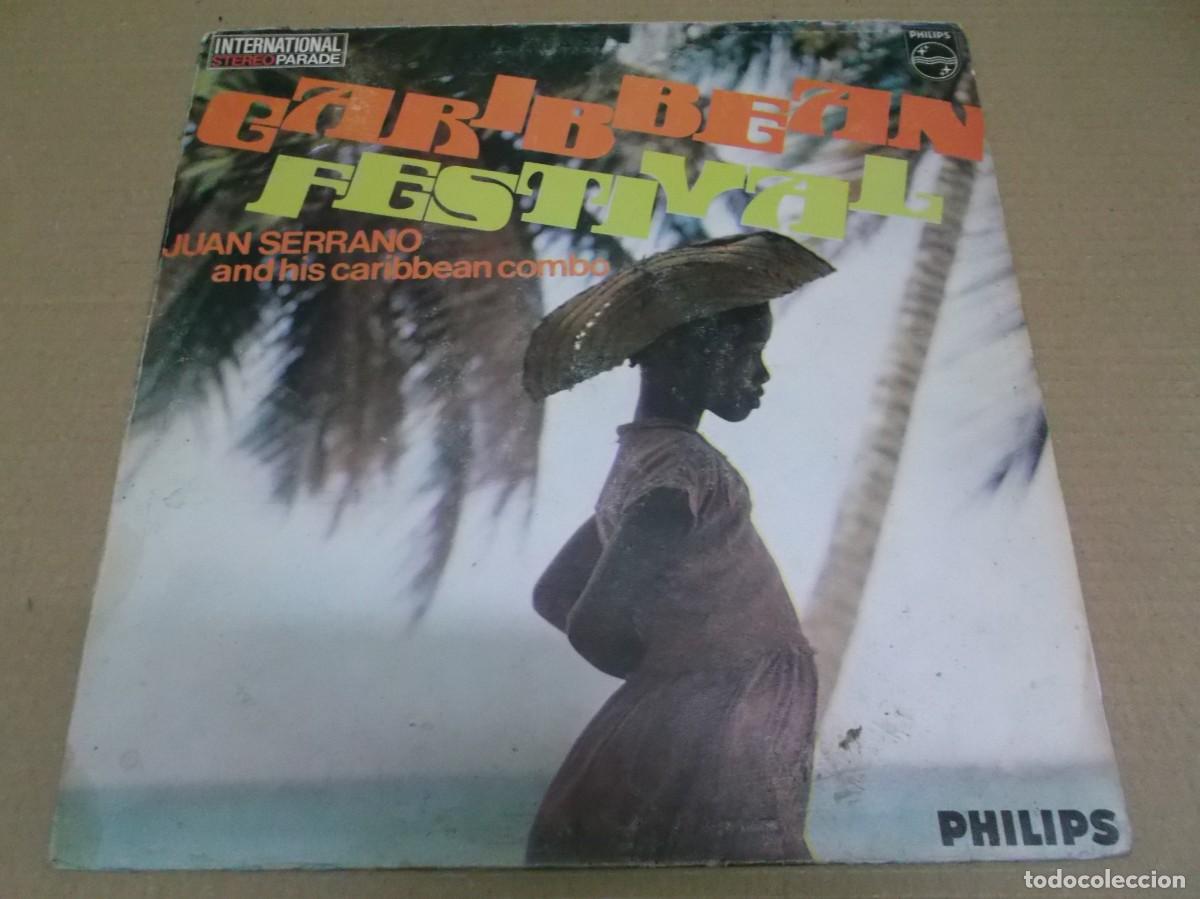 Discos de vinilo: JUAN SERRANO AND HIS CARIBBEAN COMBO (LP) CARIBBEAN FESTIVAL A&Ntilde;O 1968 &ndash; EDICION HOLANDA