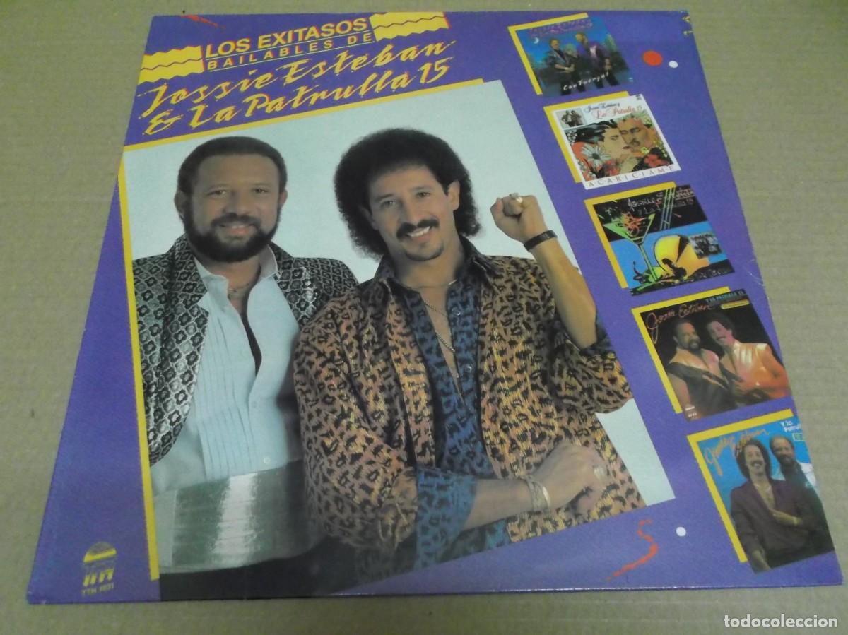Disques de vinyle: JOSSIE ESTEBAN & LA PATRULLA 15 (LP) LOS EXITASOS BAILABLES A&Ntilde;O 1988 - HOJA INTERIOR CON LETRA