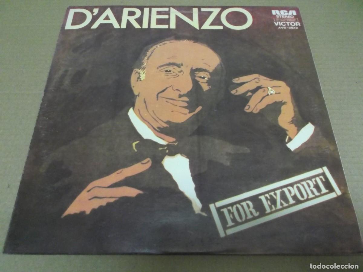 Discos de vinilo: JUAN D&rsquo;ARIENZO (LP) D&rsquo;ARIENZO FOR EXPORT A&Ntilde;O 1963 &ndash; EDICION ARGENTINA