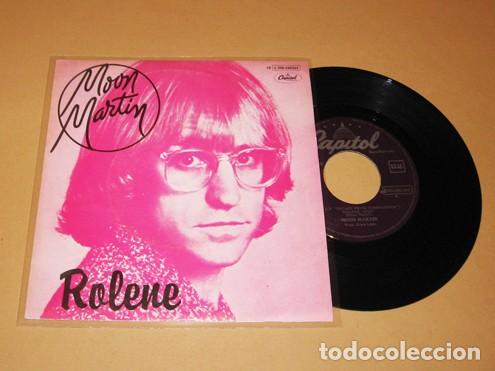 Discos de vinilo: MOON MARTIN - ROLENE - SINGLE - 1979 - EN EXCELENTE ESTADO - Foto 1