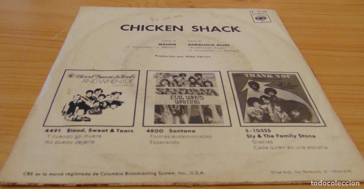 Discos de vinilo: Chicken Shack &ndash; Maudie - SINGLE 1970 - Foto 2