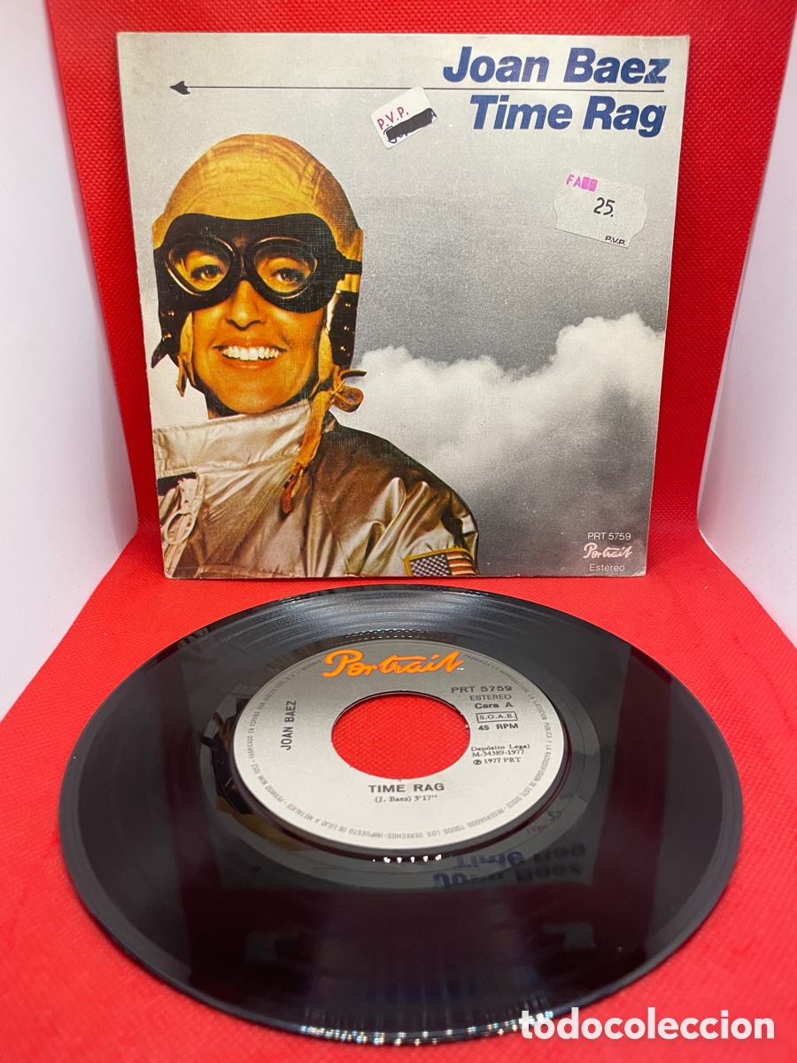 Discos de vinilo: Joan B&aacute;ez - Time Tag - Vinilo Single 7&rdquo; 1977 - Foto 1
