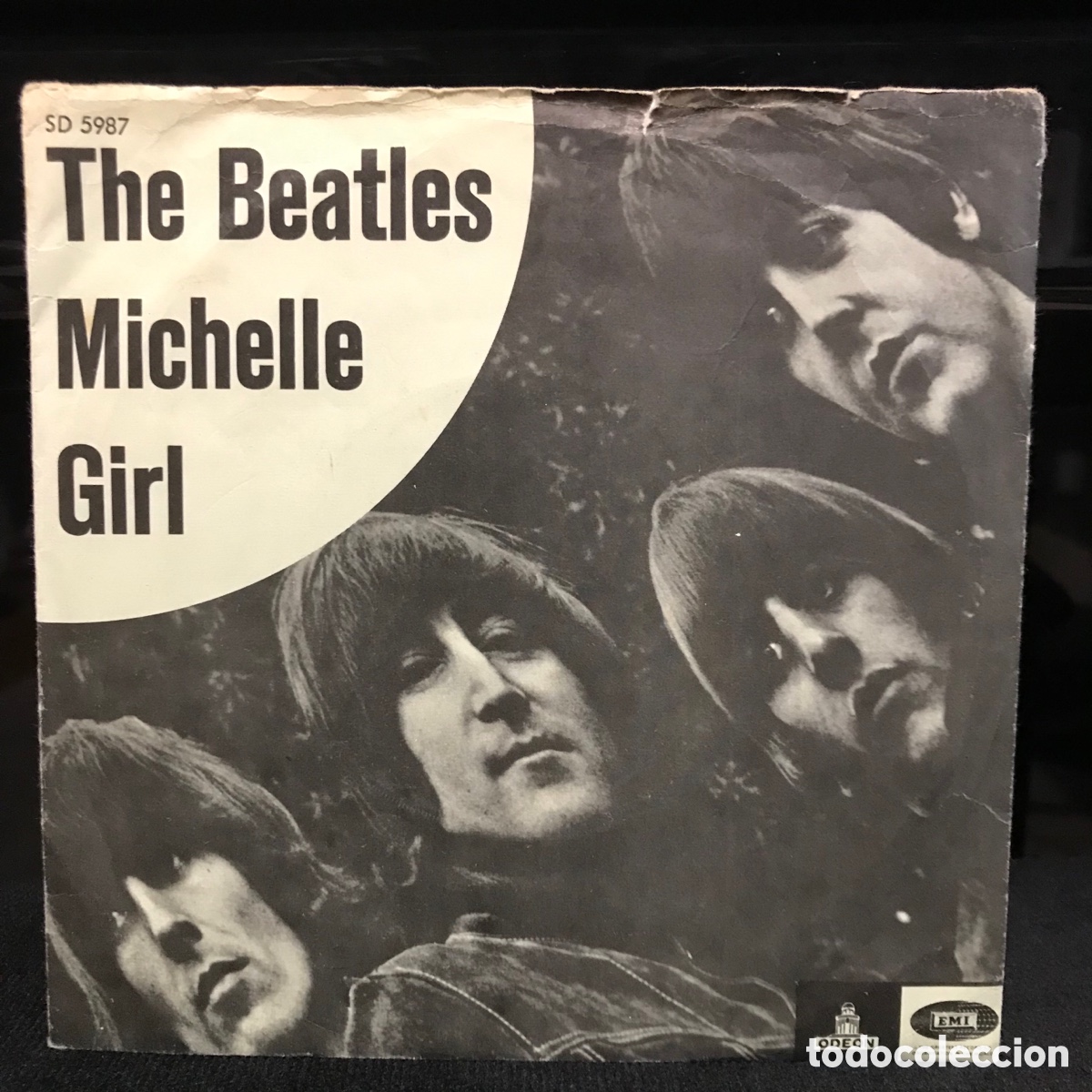 Discos de vinilo: The Beatles - Michelle 1966 Dinamarca - Foto 1