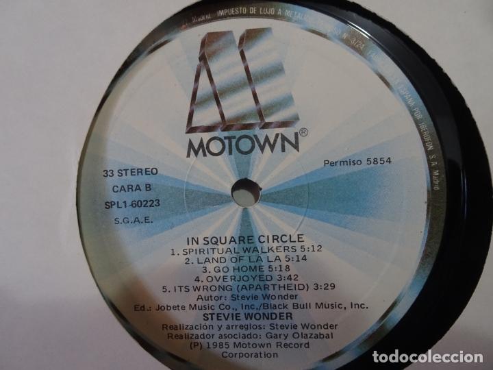 Discos de vinilo: STEVIE WONDER LP-IN SQUARE CIRCLE - Foto 4