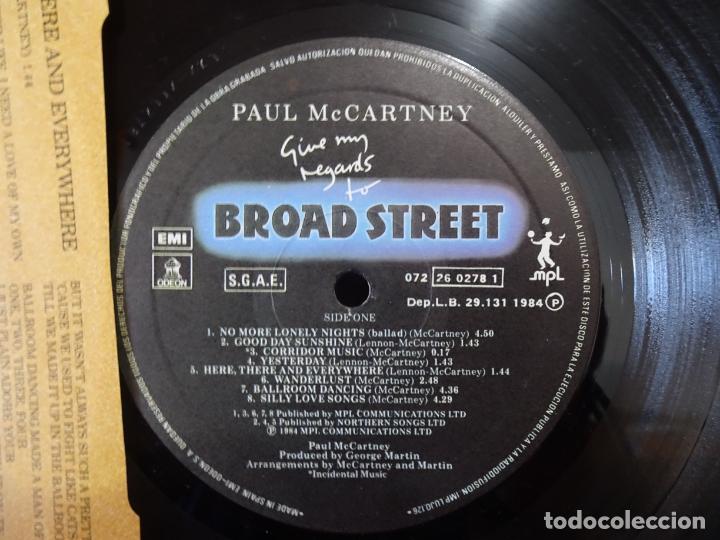 Discos de vinilo: PAUL MCCARTNEY LP -BROAD STREET - Foto 6
