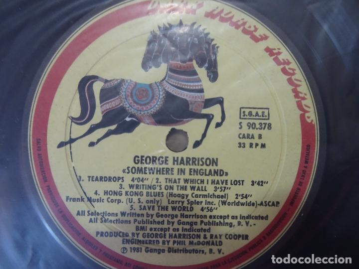 Discos de vinilo: GEORGE HARRISON LP -SOMEWHERE IN ENGLAND - Foto 6