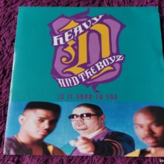 Discos de vinilo: HEAVY D & THE BOYZ – IS IT GOOD TO YOU ,VINYL 7”, SINGLE 1991 SPAIN MCS 17839