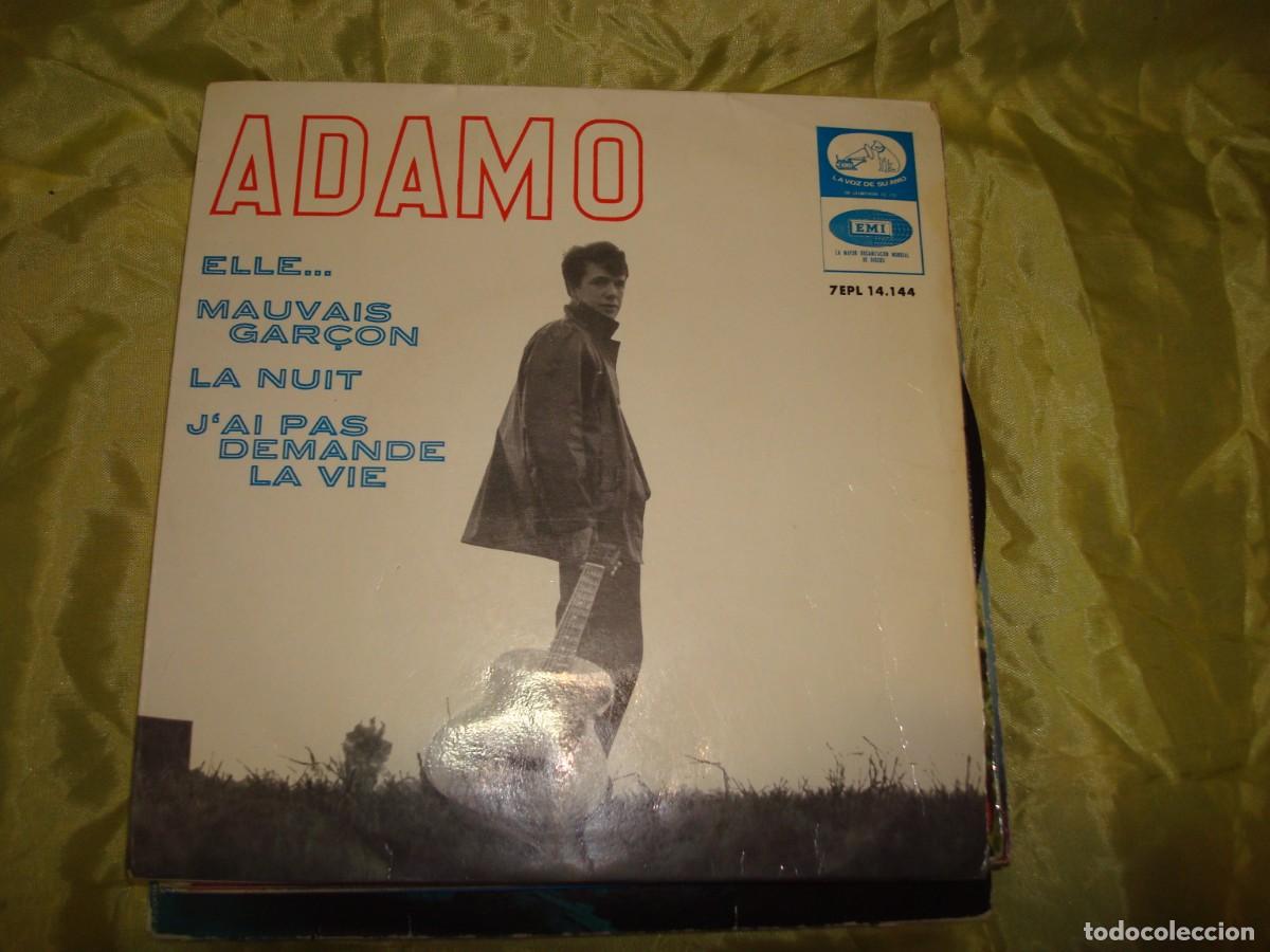 Discos de vinilo: ADAMO. ELLE.... + E. EP. LA VOZ DE SU AMO, 1965 - Foto 1