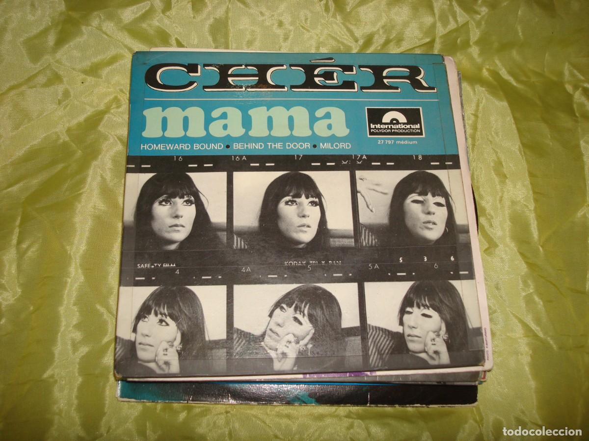 Discos de vinilo: CHER. MAMA + 3. EP. POLYDOR INTERNATIONAL, 1966. IMPECABLE(#) - Foto 1