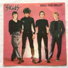 Discos de vinilo: SKIDS ‎– INTO THE VALLEY / T.V. STARS (LIVE AT THE MARQUEE) , UK 1979 VIRGIN
