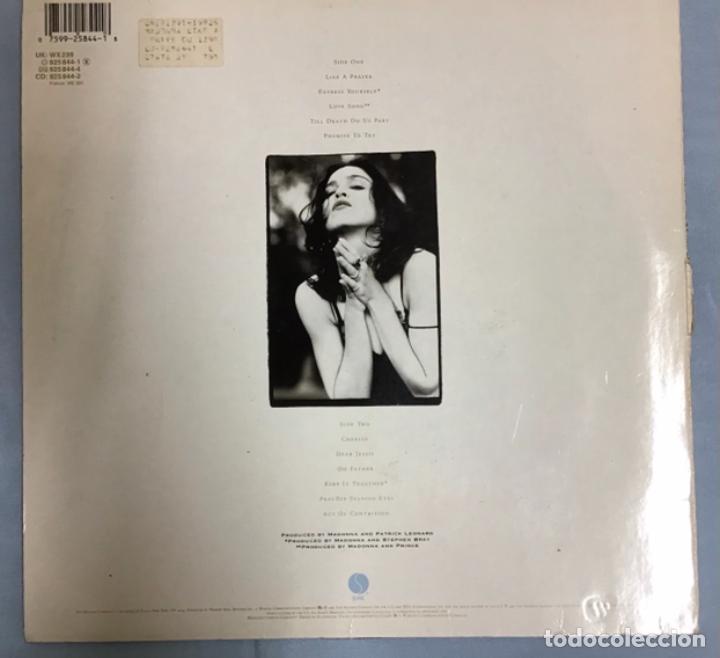 Discos de vinilo: MADONA, LIKE A PRAYER - Foto 6