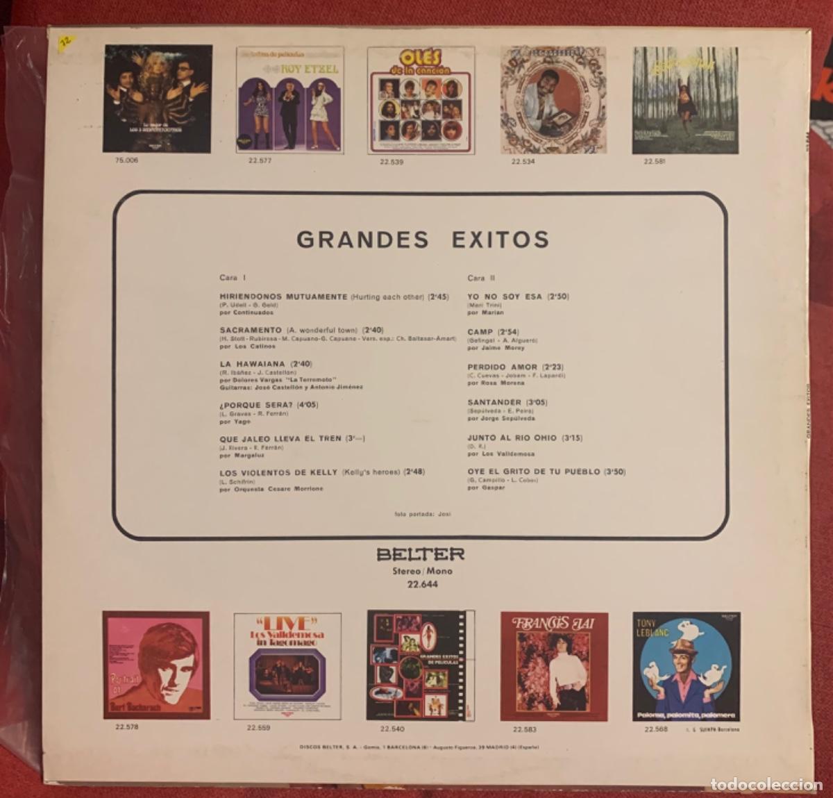 Discos de vinilo: Grandes exitos LP belter 1972 - Foto 2