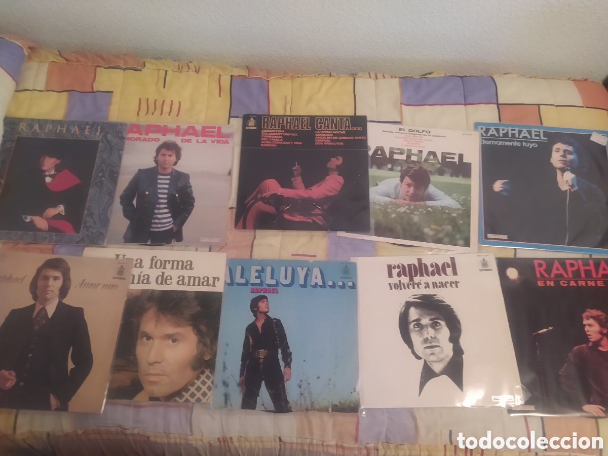 Discos de vinilo: Lote colecci&oacute;n vinilos LP Raphael - Foto 1