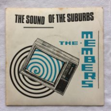 Discos de vinilo: THE MEMBERS ‎– THE SOUND OF THE SUBURBS / HANDLING THE BIG JETS , UK 1979 VIRGIN