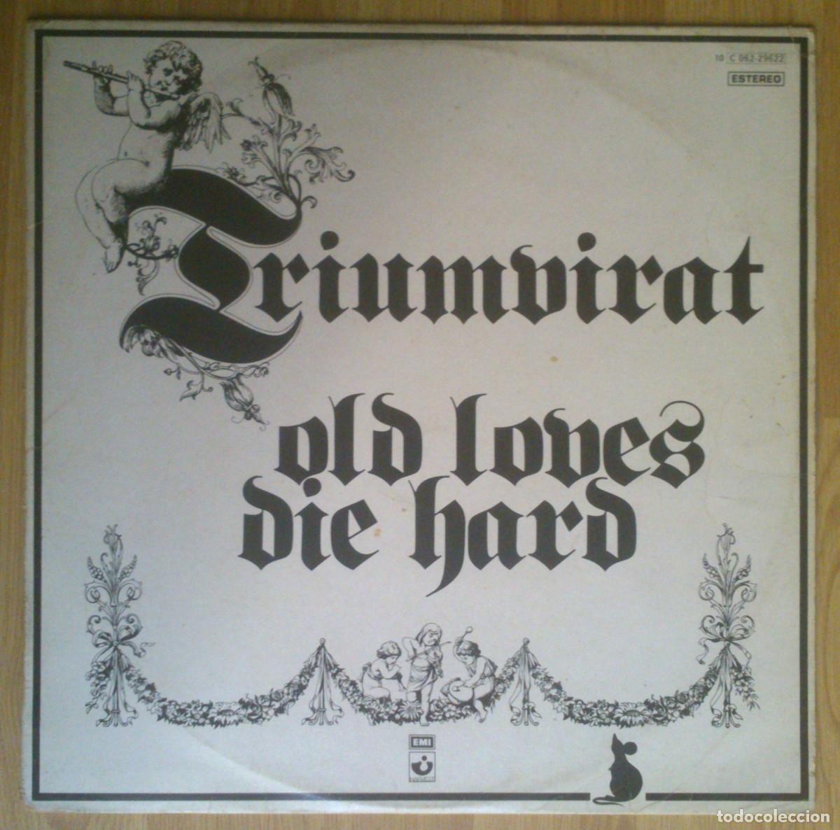 Discos de vinilo: TRIUMVIRAT OLD LOVES DIE HARD - Foto 1