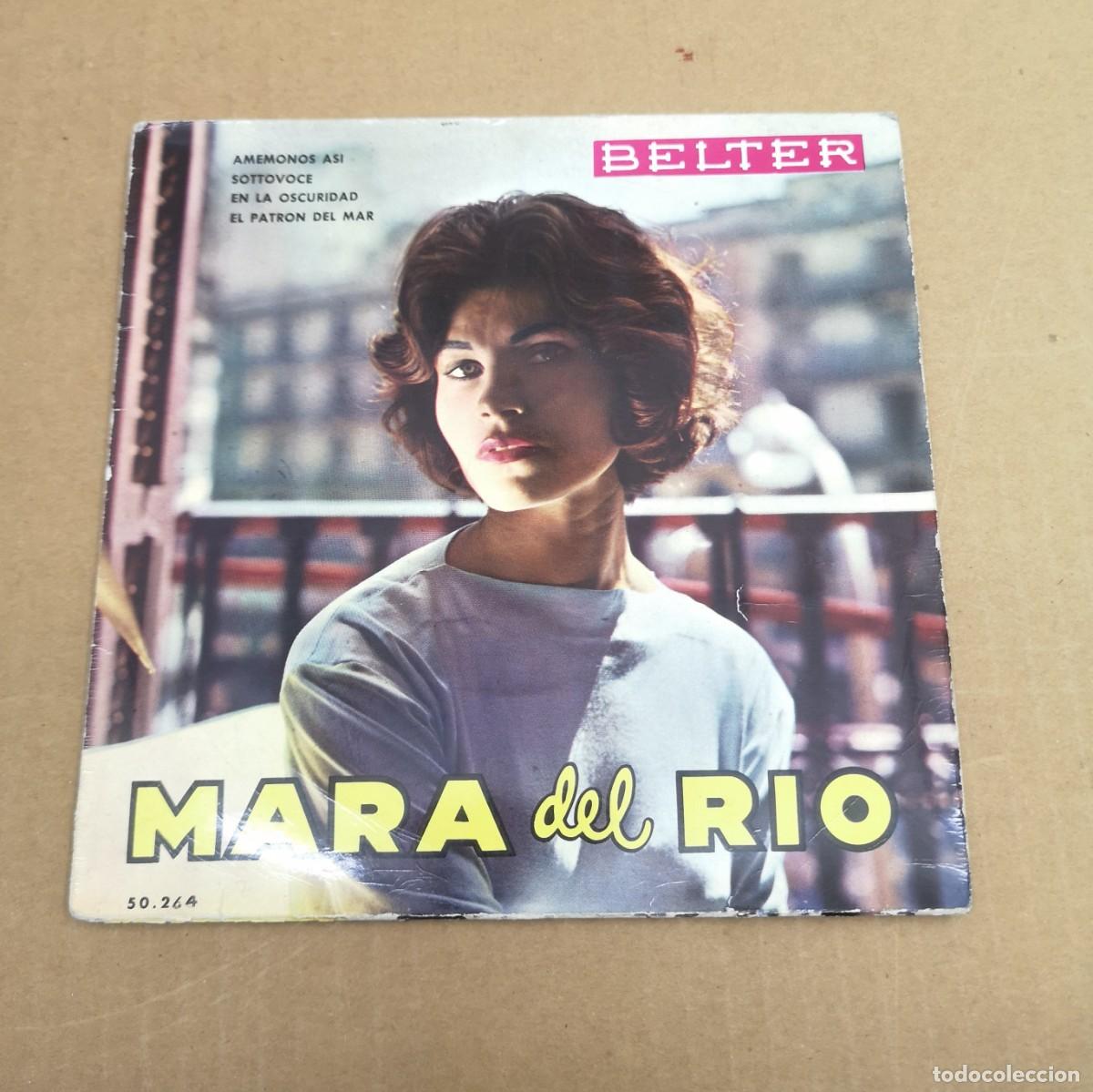 Discos de vinilo: MARA DEL RIO-AMEMONOS ASI-SOTTOVOCE-EN LA OSCURIDAD-SINGLE 7''-BELTER 50264