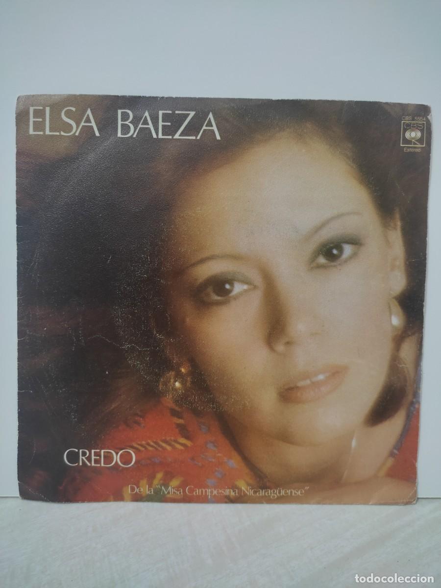 Discos de vinilo: Elsa Baeza Credo 45 rpm - Foto 1