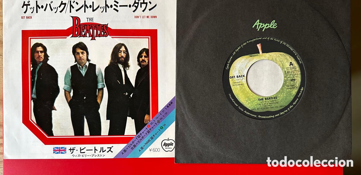Discos de vinilo: Los Beatles. Single japon&eacute;s - Foto 1