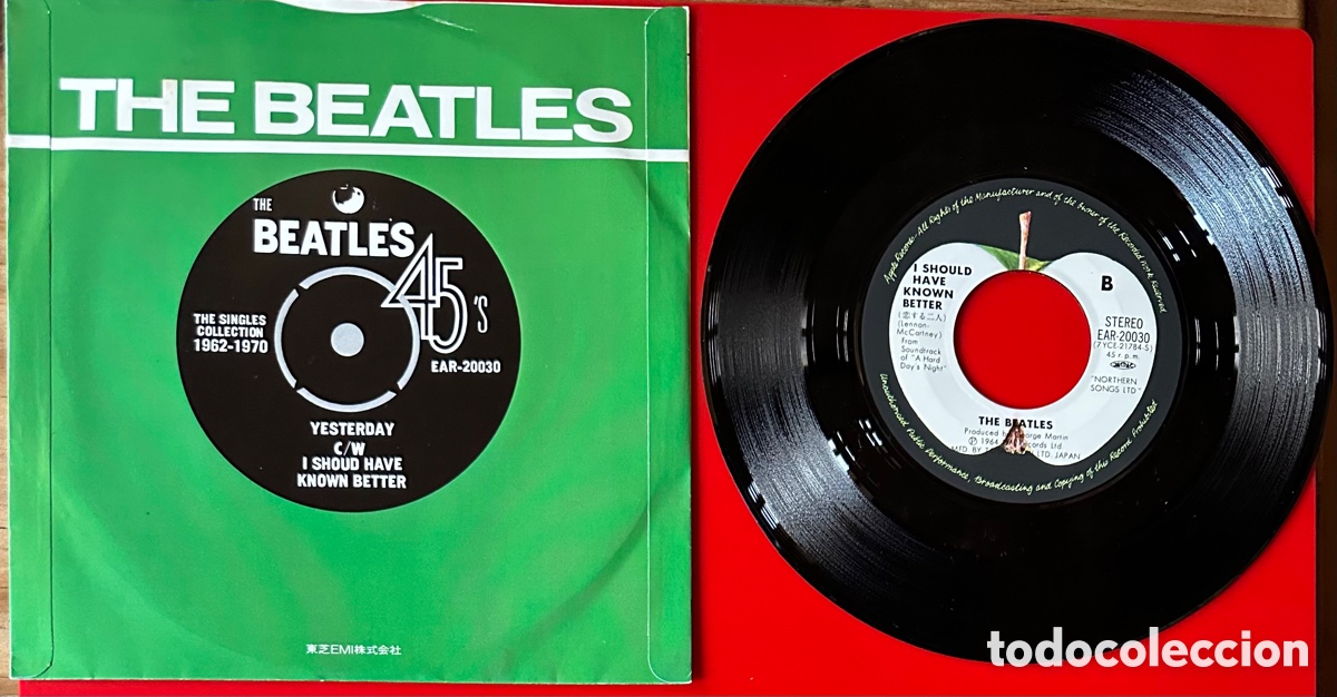 Discos de vinilo: The Beatles. Single japon&eacute;s - Foto 2