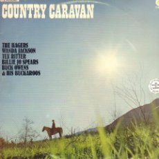 Discos de vinilo: COUNTRY CARAVAN - THE HAGERS, WANDA JACKSON, TEX RITTER.../ LP CAPITOL RF-17911