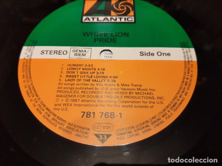 Discos de vinilo: WHITE LION -PRIDE- (1987) LP DISCO VINILO - Foto 10