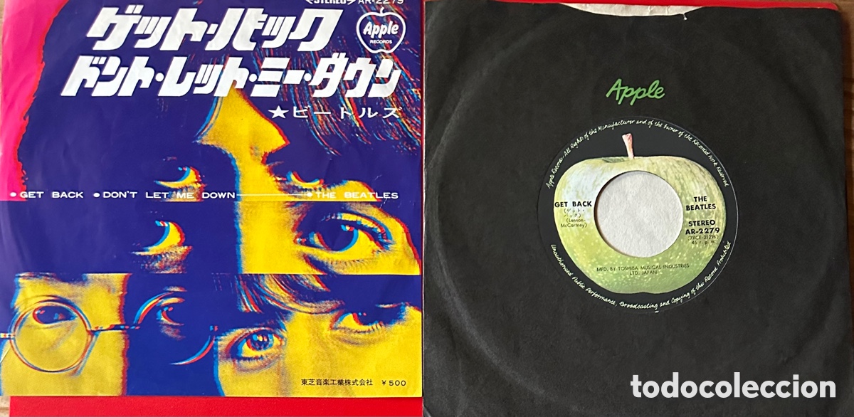 Discos de vinilo: The Beatles. Single japon&eacute;s. - Foto 1