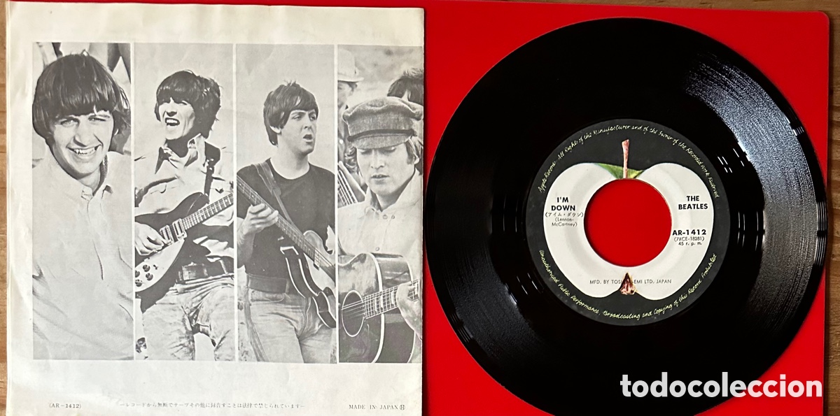 Discos de vinilo: The Beatles. Single japon&eacute;s. - Foto 2