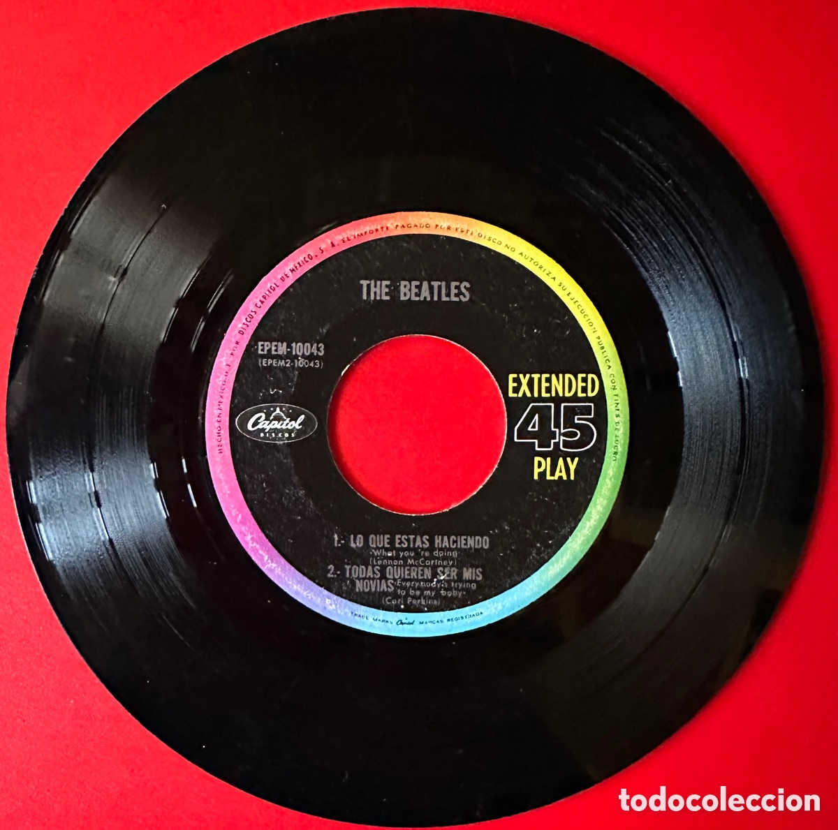 Discos de vinilo: The Beatles. EP mejicano - Foto 4